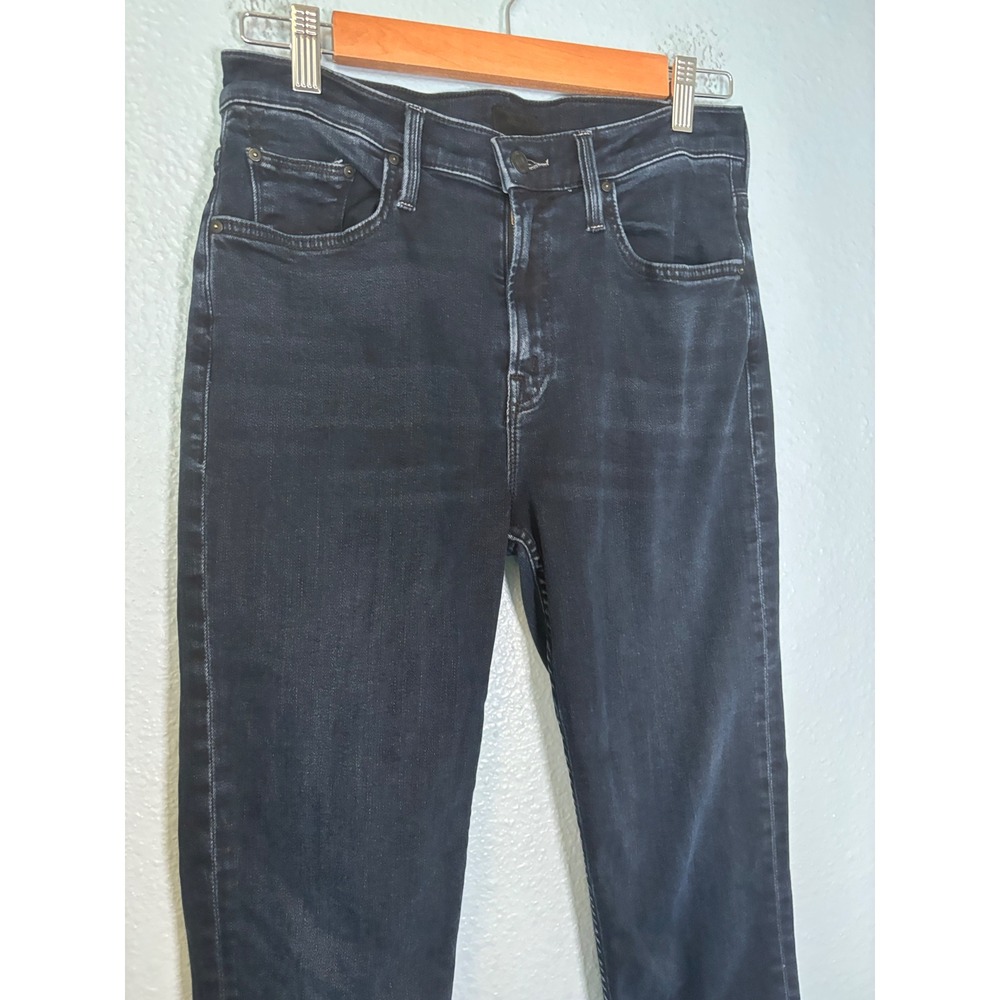 Mother Denim The Mid Rise Rider Ankle Jeans Night In Paris Dark Wash 29 - Picture 5 of 11